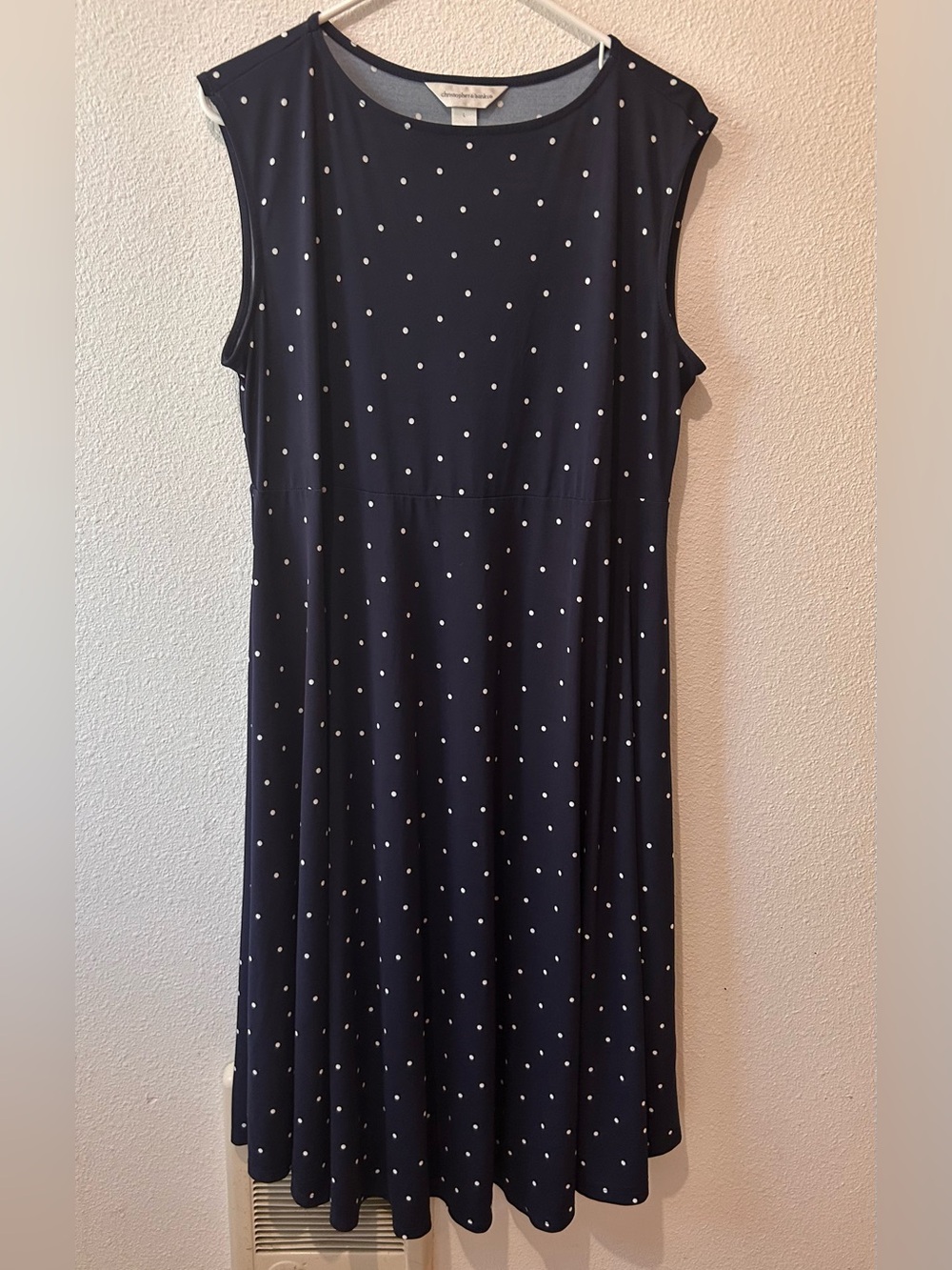 Sleeveless Summer Polka Dot Dress